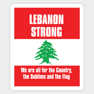 Lebanon Strong Sticker